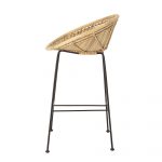 Chaise de bar en rotin Yonne