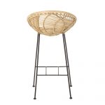 Chaise de bar en rotin Yonne