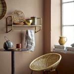 Chaise de bar en rotin Yonne