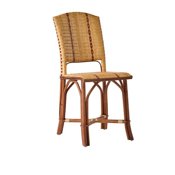 Chaise en rotin Bagatelle au style vintage, idéale pour une salle à manger chaleureuse et élégante