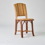 Chaise en rotin Bagatelle au style vintage, idéale pour une salle à manger chaleureuse et élégante