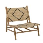 chaise_de_salon_teck_et_rotin_lennox_esprit_rotin (4) Chaise de salon en teck et rotin Lennox, une assise au design botanique pour intérieur lumineux.