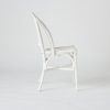 Chaise en rotin laqué blanc PRIMAVERA