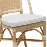 Coussin d'assise pour chaise Primavera & Albertine – Oléfine perle