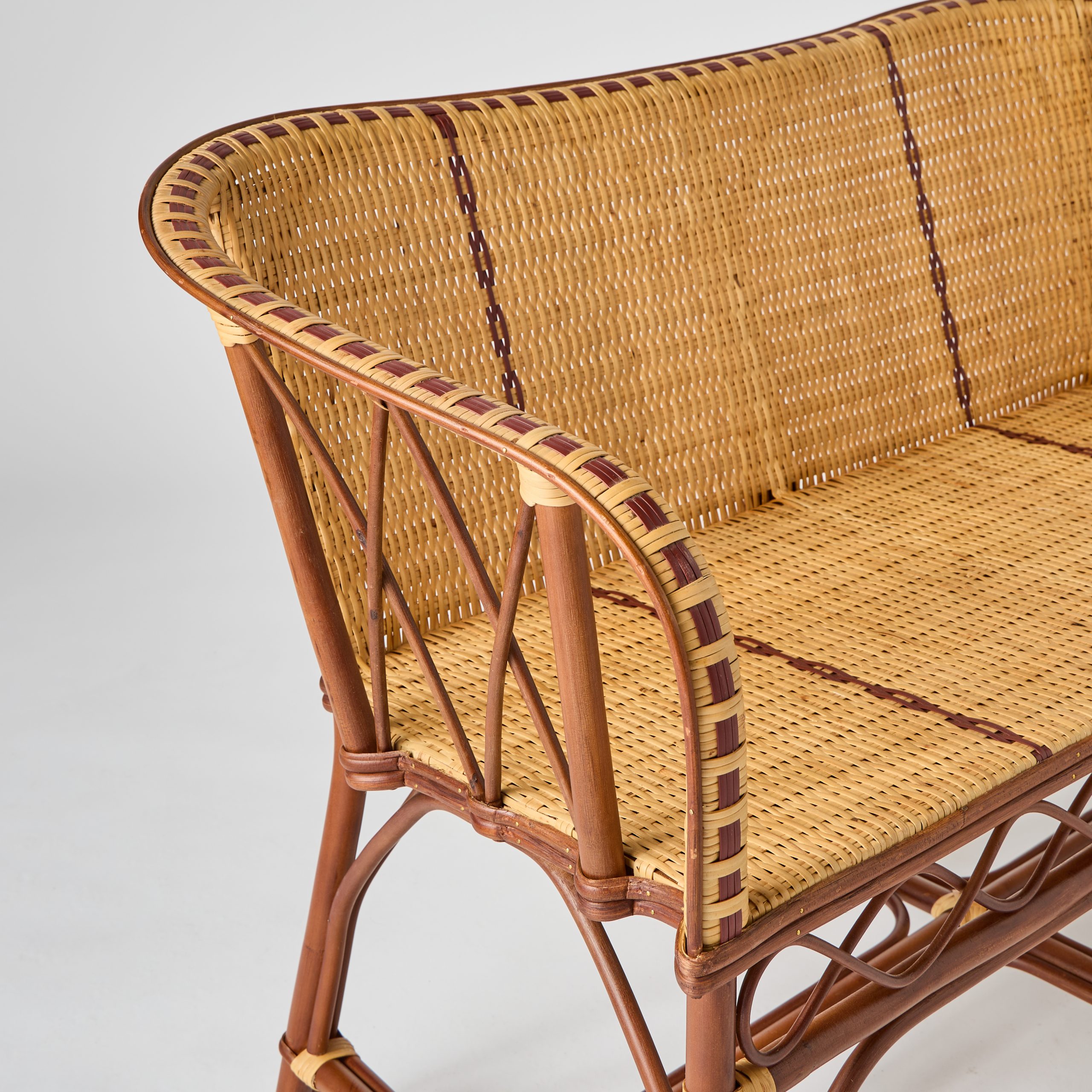 Banquette en rotin Bagatelle – Image 4