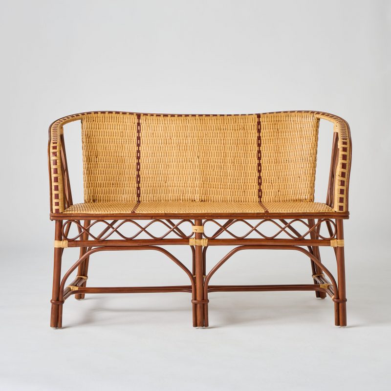 Banquette en rotin Bagatelle