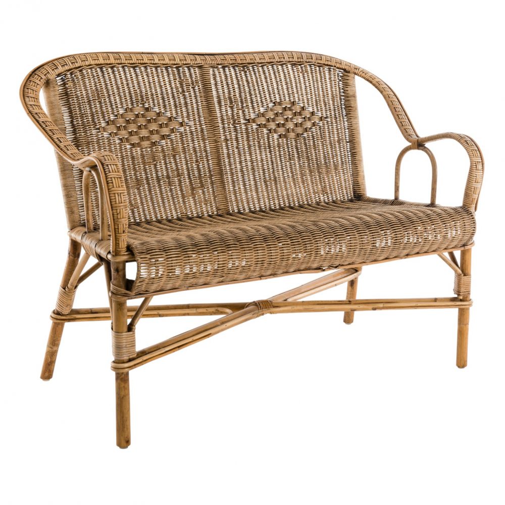 Canapé en rotin MARCEL