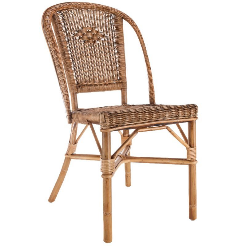 Chaise en rotin ALBERTINE