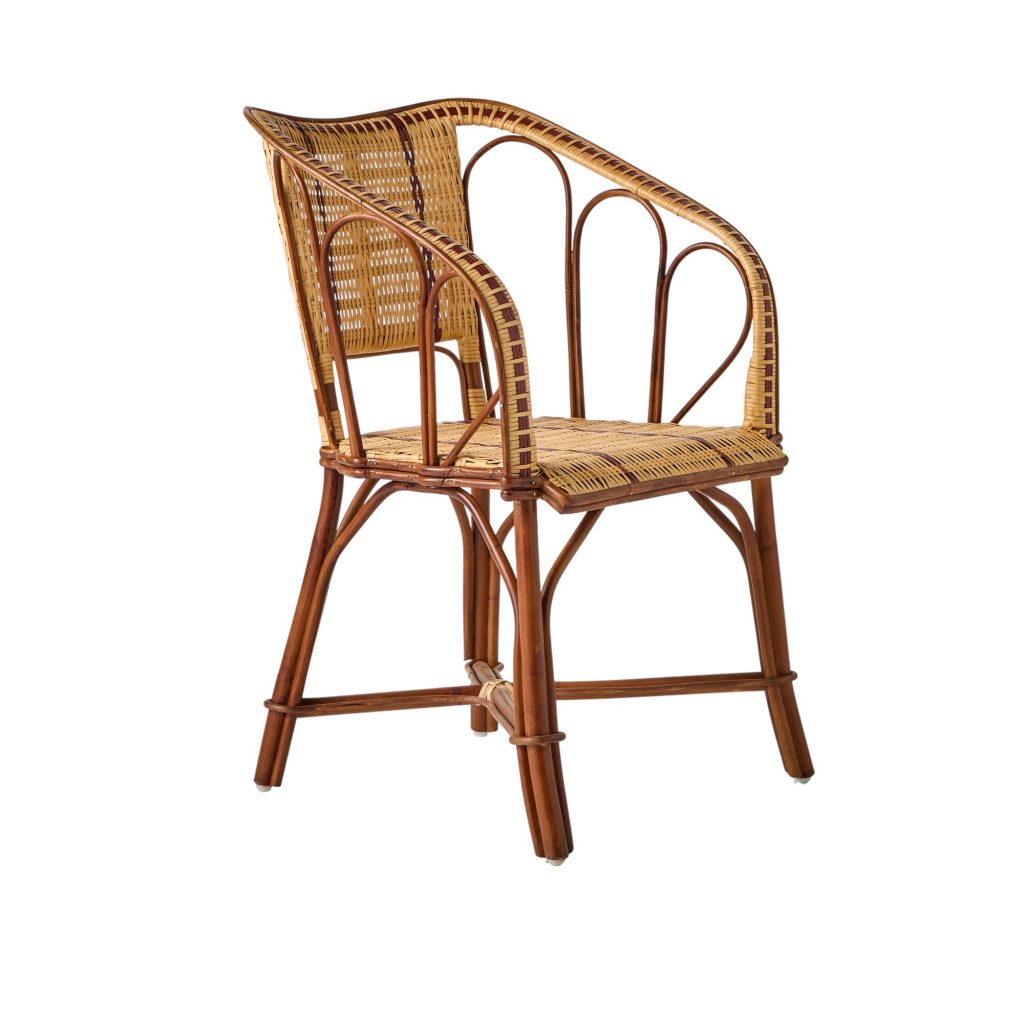 Fauteuil en rotin Bagatelle KOK Maison – fauteuil en rotin tressé au style Belle Époque pour intérieur