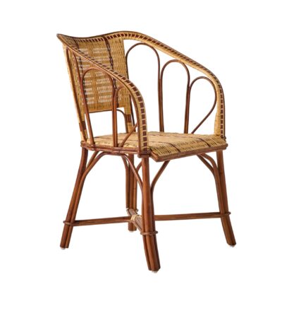 Fauteuil en rotin Bagatelle KOK Maison – fauteuil en rotin tressé au style Belle Époque pour intérieur
