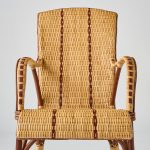 Fauteuil en rotin haut dossier BAGATELLE