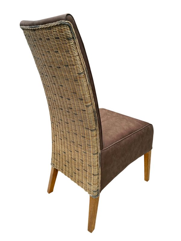 esprit-rotin-maison-chaise-rembourée-rotin-sidney (2) Chaise Sidney