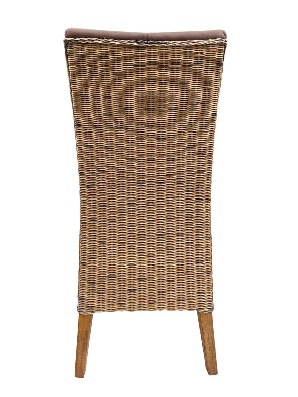 esprit-rotin-maison-chaise-rembourée-rotin-sidney (3) Chaise Sidney