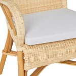 esprit-rotin-option-coussin-fauteuil-marcel-primavera-kok (4) Coussin fauteuils rotin PRIMAVERA et MARCEL en tissu oléfine perle, adapté aux fauteuils en rotin et résine.