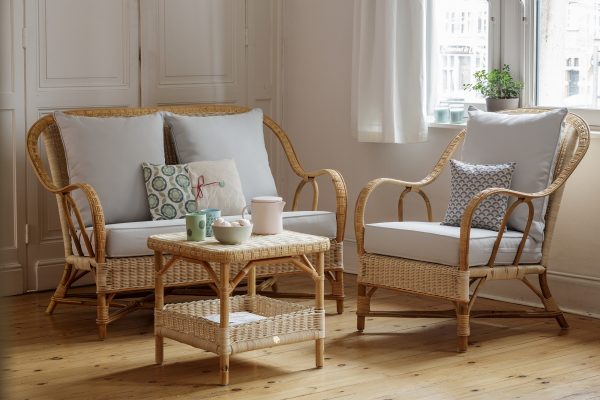 Fauteuil en rotin tressé NANTUCKET