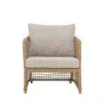 Fauteuils de salon en polyrattan Penzano - Lot de 2