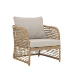 Fauteuils de salon en polyrattan Penzano - Lot de 2