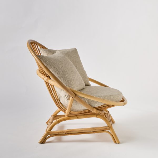 Fauteuil coquille en rotin MIAMI
