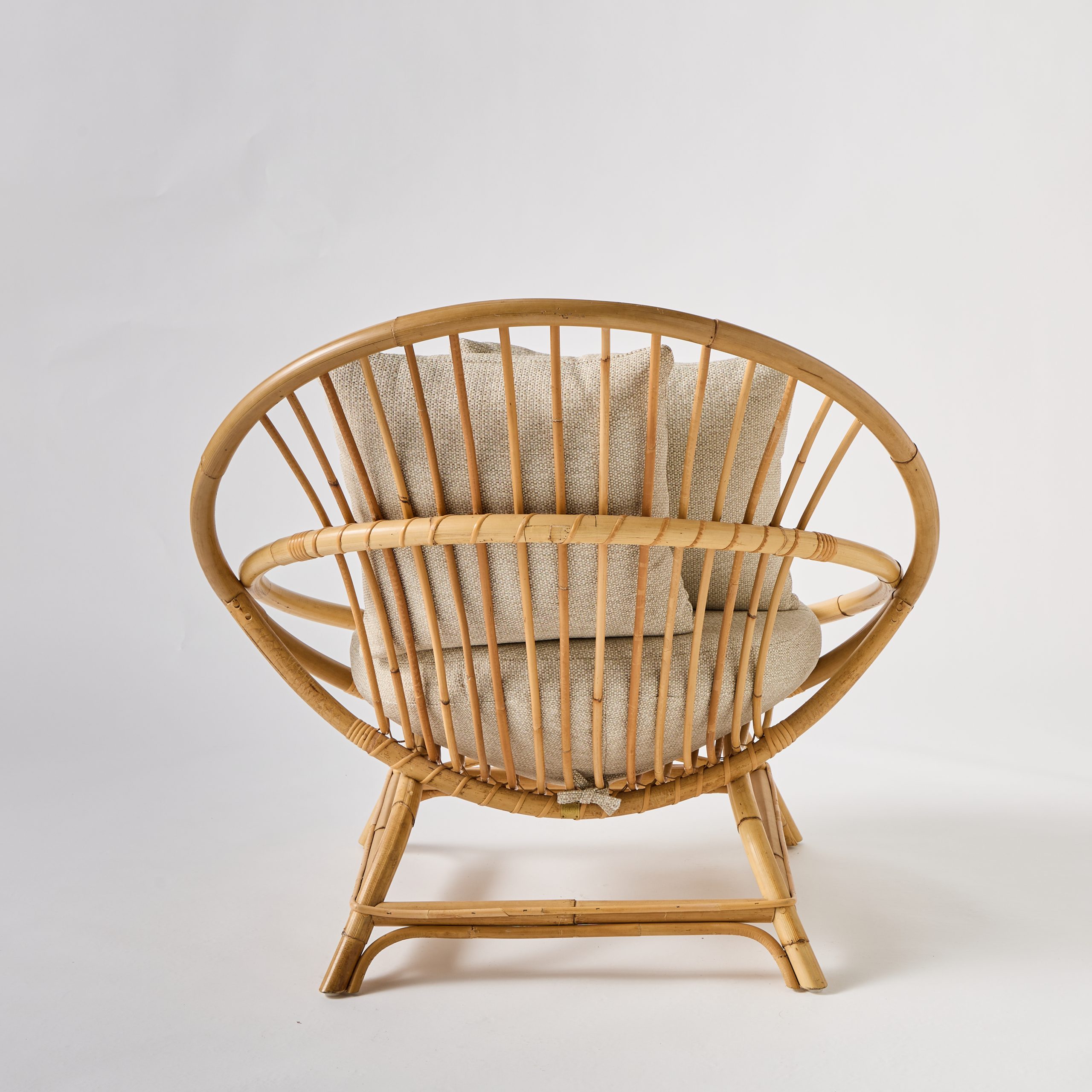 Fauteuil coquille en rotin MIAMI – Image 4