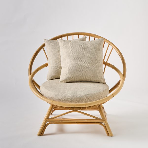 Fauteuil coquille en rotin MIAMI