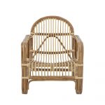 Fauteuil de salon en rotin Baal