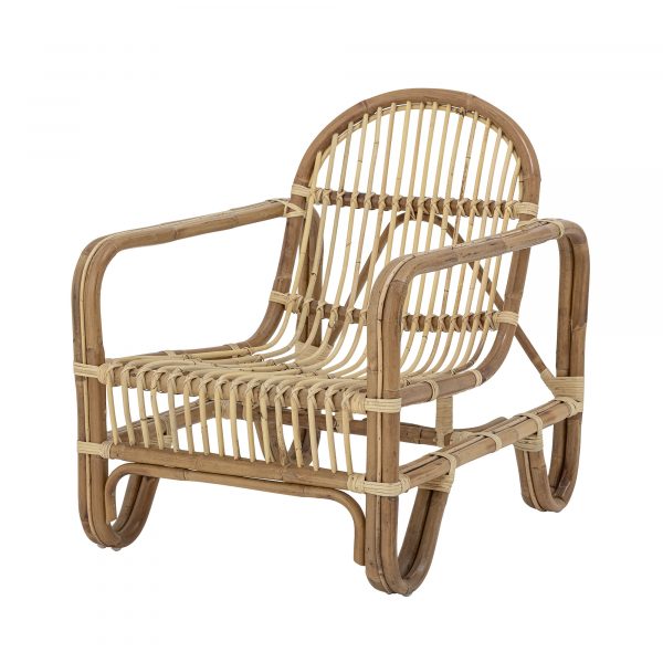 Fauteuil de salon en rotin Baal