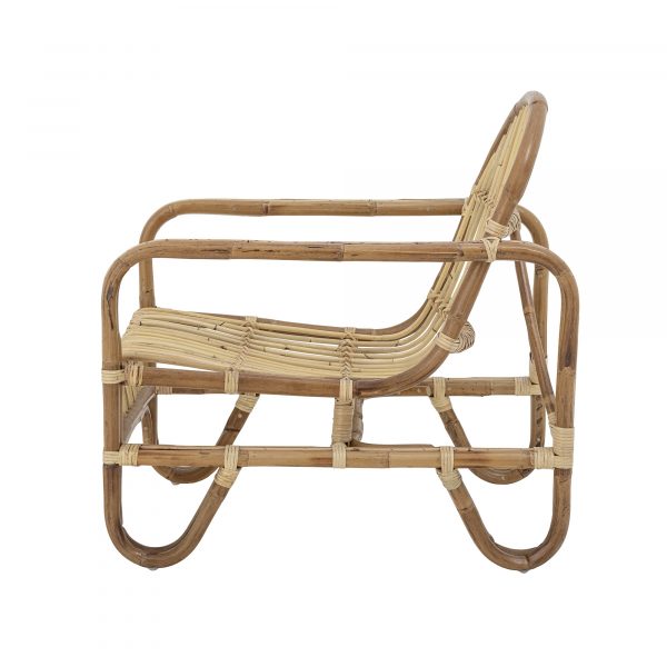 Fauteuil de salon en rotin Baal