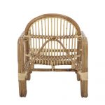 Fauteuil de salon en rotin Baal
