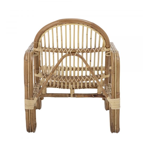 Fauteuil de salon en rotin Baal