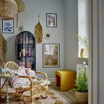 Fauteuil de salon en rotin Baal