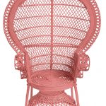 Fauteuil en rotin EMMANUELLE laqué