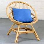 Fauteuil rotin coquille BRIGITTE