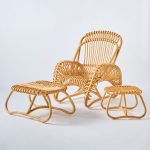 Fauteuil rotin naturel BOUCLE