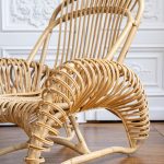 Fauteuil rotin naturel BOUCLE