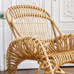 Fauteuil rotin naturel BOUCLE