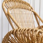 Fauteuil rotin naturel BOUCLE
