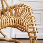 Fauteuil rotin naturel BOUCLE