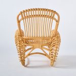 Fauteuil rotin naturel BOUCLE