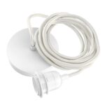fbedb0d3-26c6-497a-9a2f-baf2759f0093_1200x1200_fill.jpg Plafonnier blanc 1 luminaire, avec câble textile en coton pour suspension
