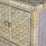 Table de nuit en rotin naturel – LORRIS