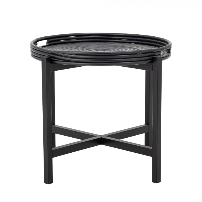 Table d’appoint en rotin noir – Milli