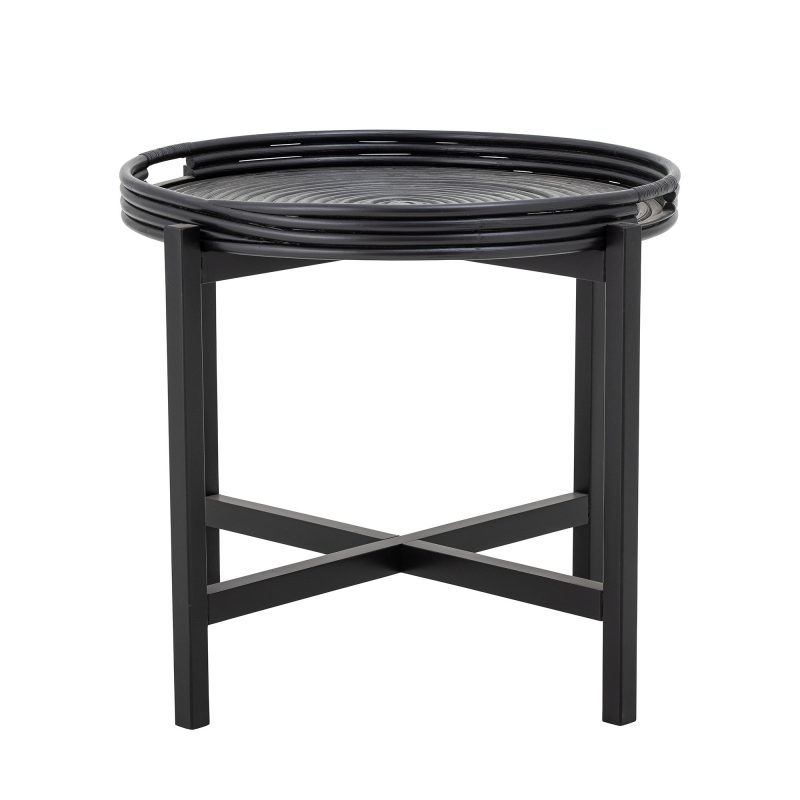 Table d’appoint en rotin noir – Milli