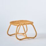 Pouf en rotin BOUCLE