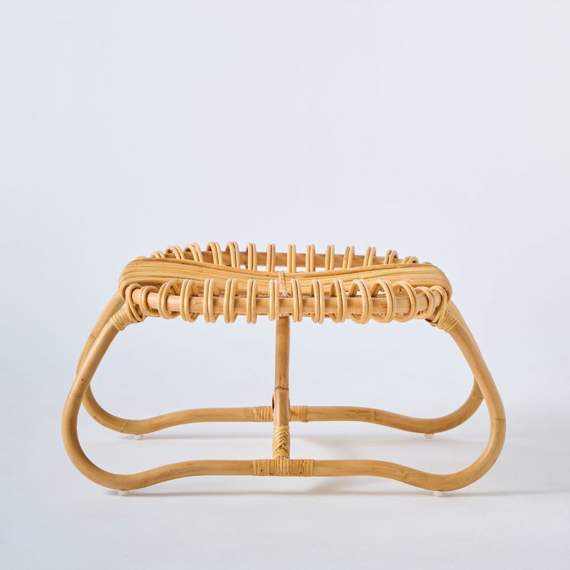 Pouf en rotin BOUCLE