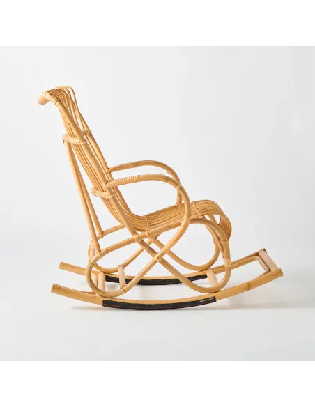 Rocking chair en rotin MARLÈNE – Image 3