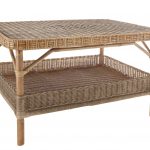 Table basse en rotin rectangulaire NANTUCKET