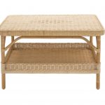 Table basse en rotin rectangulaire NANTUCKET
