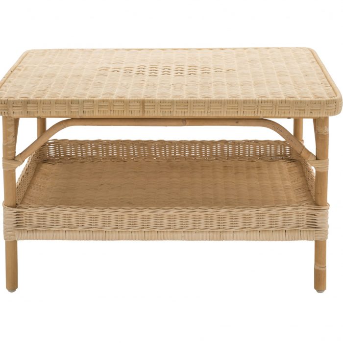 Table basse en rotin rectangulaire NANTUCKET
