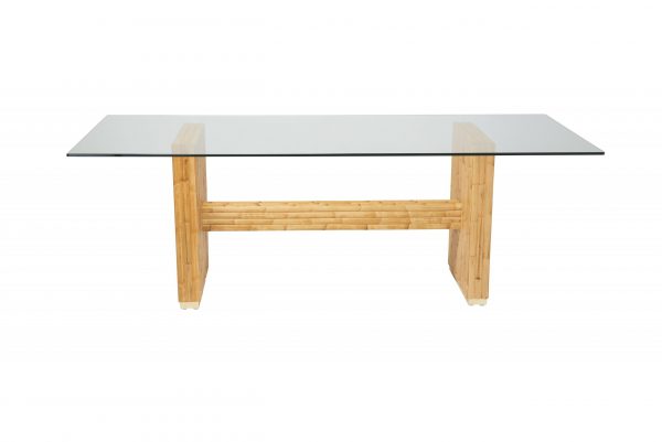 Table rectangulaire en rotin RIVIERA - 2m