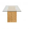 Table rectangulaire en rotin RIVIERA - 2m